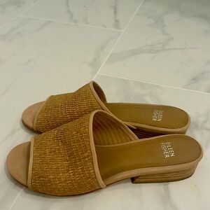 Eileen Fisher raffia shoes